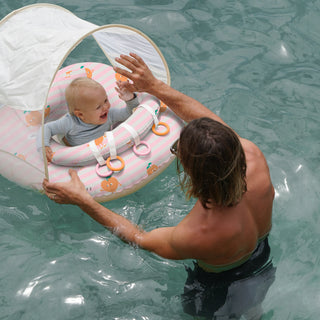 Interactive Baby Float Poppy the Peach in Pink Stripe
