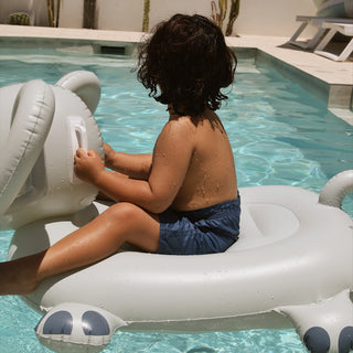 Kids Ride-On Float Eli the Elephant in Grey