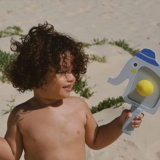 Kids Velcro Beach Bats Eli the Elephant in Multi Color