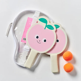 Kids Velcro Beach Bats Poppy the Peach in Multi Color