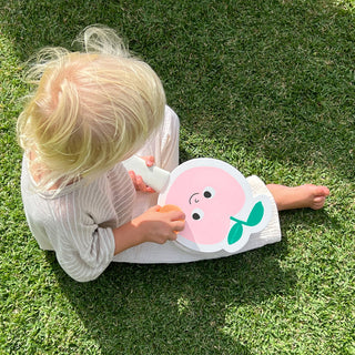 Kids Velcro Beach Bats Poppy the Peach in Multi Color