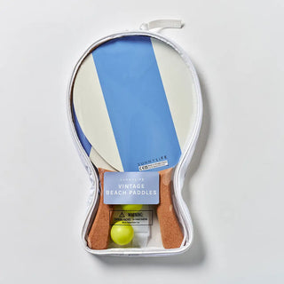 Vintage Beach Paddles La Mer in Med Blue