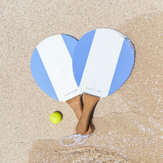 Vintage Beach Paddles La Mer in Med Blue