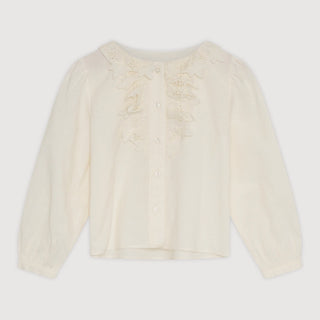 Soleil Blouse – Whisper White
