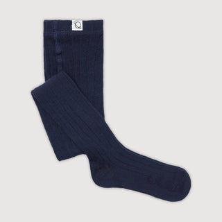 Warm Ribbed Cotton Tights