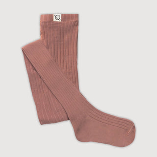 Warm Ribbed Cotton Tights