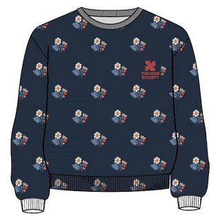 TNS Small Logo Sweatshirt – Mira Print