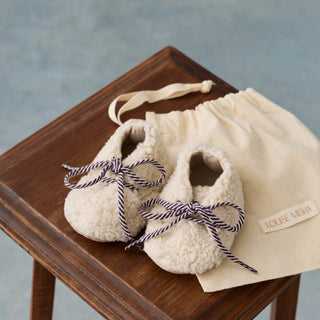 Cream Fez Slippers